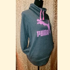 Puma mock neck sweatshirt